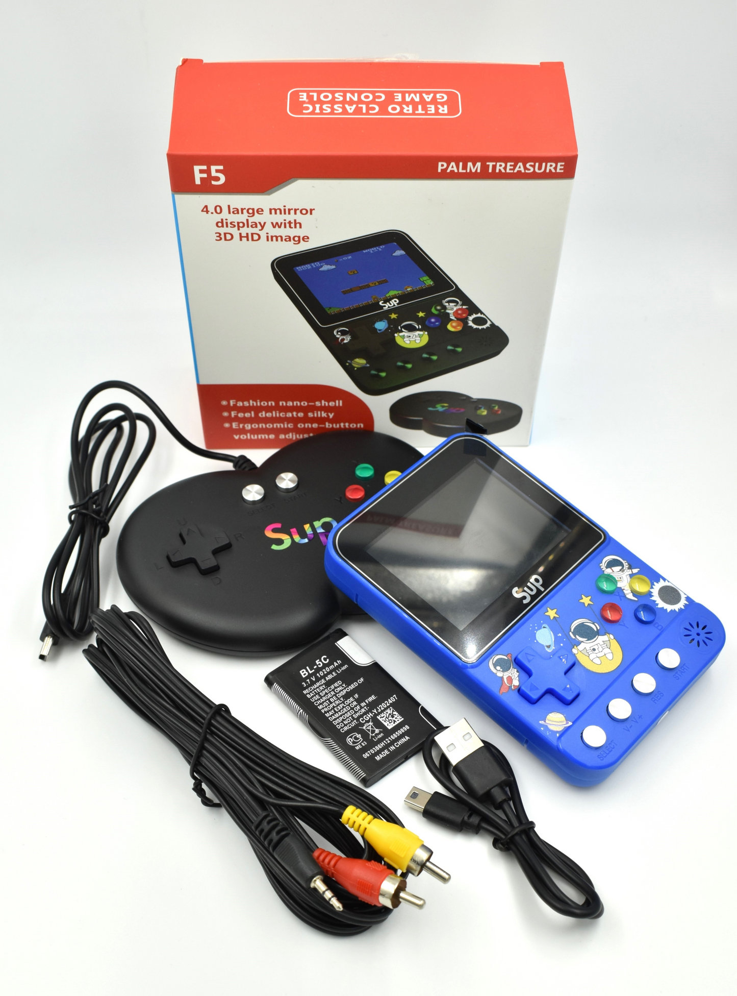 Revive tu infancia con la Consola Retro Classic F5 – 400 juegos listos para jugar