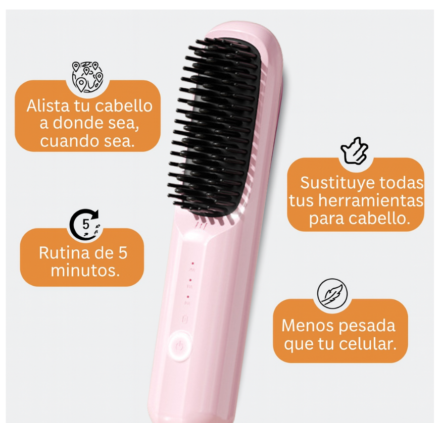GoBrush PRO: Alisado de Salón en 5 Minutos y Sin Cables