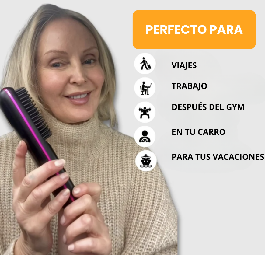 GoBrush PRO: Alisado de Salón en 5 Minutos y Sin Cables