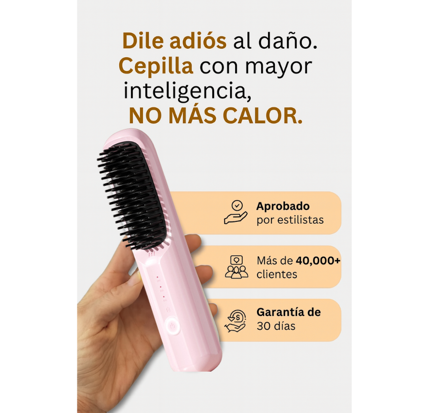 GoBrush PRO: Alisado de Salón en 5 Minutos y Sin Cables