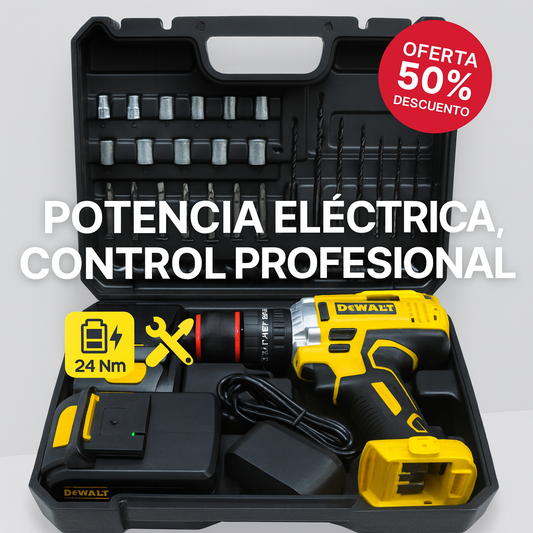 Taladro Inalámbrico 36 V – Potencia Profesional sin Cables