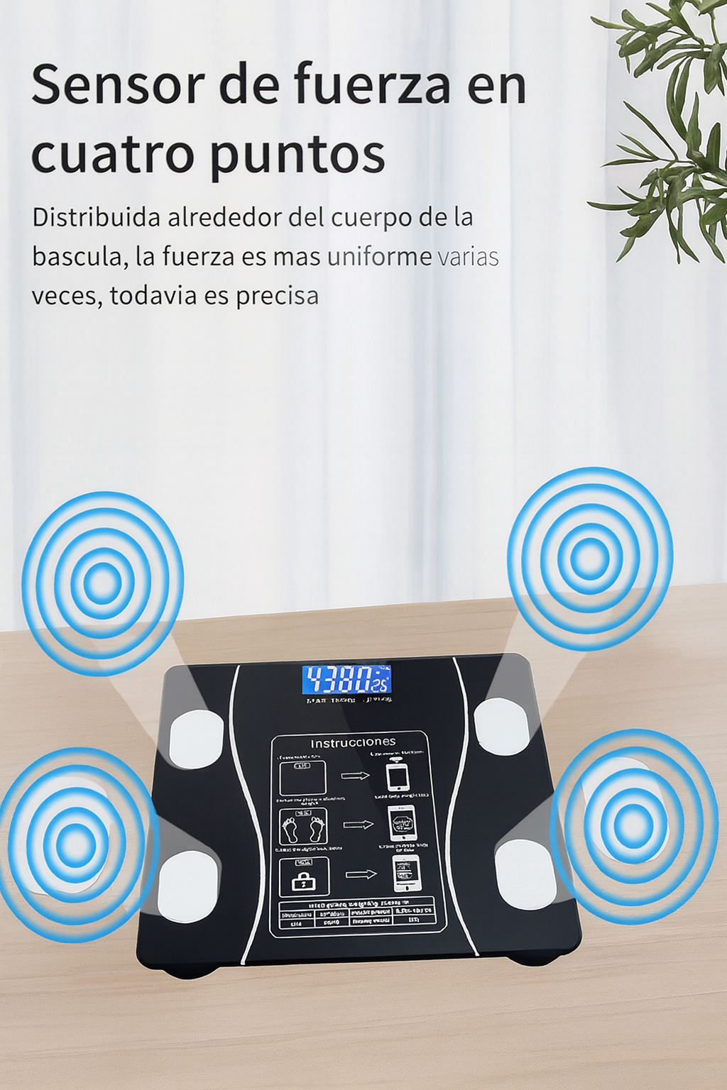 Báscula Inteligente Bluetooth + App: Tu Salud en Cada Paso