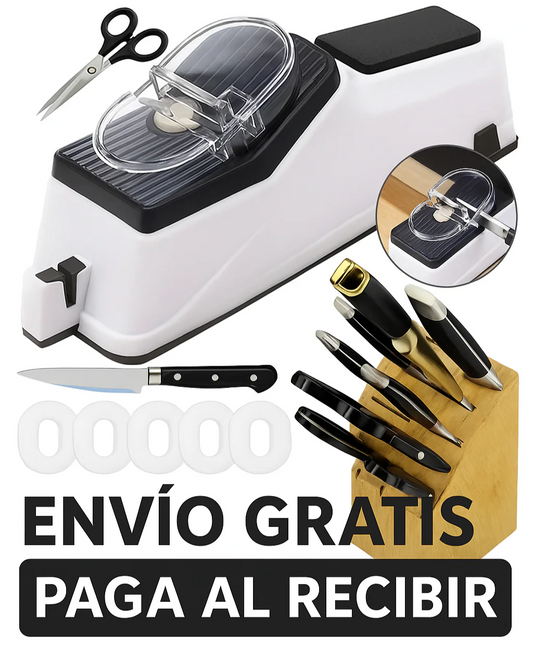 Afilador Eléctrico Premium: cuchillos como nuevos en segundos