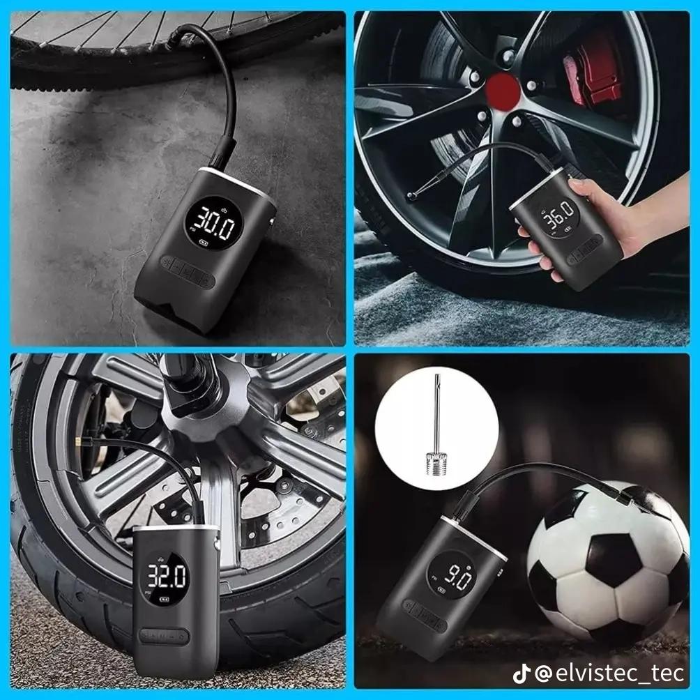 Mini Compresor Portátil AirPro 3668™: Inflado Fácil Donde lo Necesites