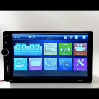Pantalla carro 7018B 2 DIN – Conecta, disfruta y conduce con estilo- GRATIS CAMARA REVERSA