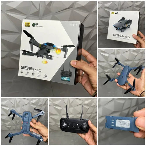 Drone 998 Pro Dual Cámara 4K que convierte cualquier momento en contenido épico