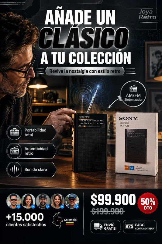 radio sony de pila AA